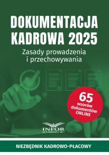 Okładka książki Dokumentacja Kadrowa 2025
