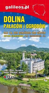 Okładka książki Dolina Pałaców i Ogrodów mapa turystyczna 1:25 00