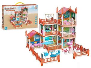 Opakowanie Domek dla lalek 2 piętra + akcesoria