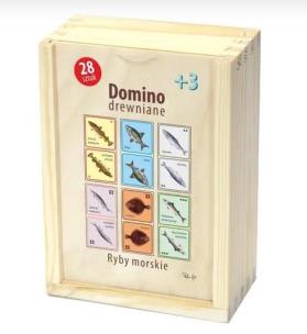 Opakowanie Domino drewniane Ryby Morskie