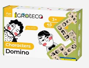 Opakowanie Domino Postacie 45szt