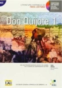 Okładka książki Don Quijote de la Mancha A2 1 libro + CD