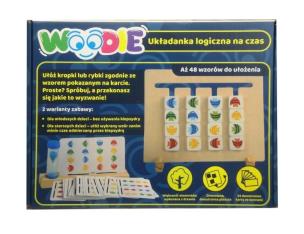 Opakowanie Drewniana układanka logiczna na czas Woodie