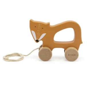 Drewniana zabawka do ciągnięcia Lis. Wydawca: Trixie Baby. Multiszop.pl Opakowanie Drewniana zabawka do ciągnięcia Lis