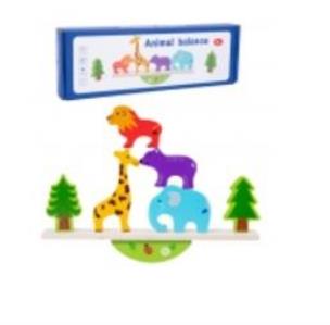 Drewniane zwierzęta balansujące. Wydawca: Pro Kids. Multiszop.pl Opakowanie Drewniane zwierzęta balansujące