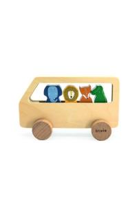 Opakowanie Drewniany autobus dla zwierząt