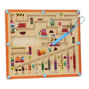 Opakowanie Drewniany labirynt magnetyczny