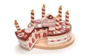 Opakowanie Drewniany tort urodzinowy