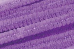 Opakowanie Drucik oplatany 50cm fioletowy 10szt