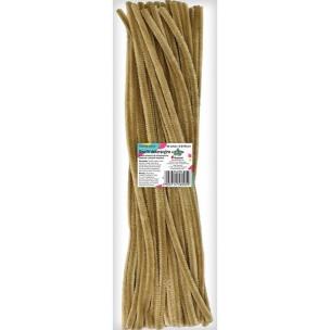 Opakowanie Druciki dekoracyjne 0,6x30cm beżowe 50szt