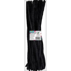 Opakowanie Druciki dekoracyjne 0,6x30cm czarne 50szt