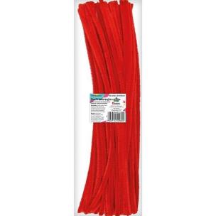 Opakowanie Druciki dekoracyjne 0,6x30cm czerwone 50szt