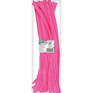 Opakowanie Druciki dekoracyjne 0,6x30cm fluoróżowe 50szt