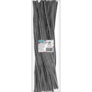 Opakowanie Druciki dekoracyjne 0,6x30cm szare 50szt