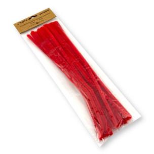 Opakowanie Druciki kreatywne 300x6mm czerwone 30szt