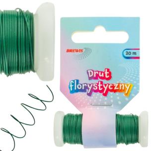 Opakowanie Drut florystyczny zielony 0.45mmx20m