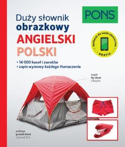 Okładka książki Duży słownik obrazkowy Angielski PONS