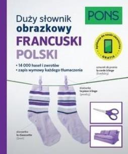 Okładka książki Duży słownik obrazkowy Francuski PONS
