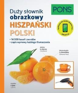 Okładka książki Duży słownik obrazkowy Hiszpański w.3