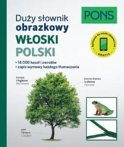 Okładka książki Duży słownik obrazkowy Włoski w.3