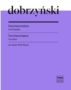 Okładka książki Dwa impromptus na fortepian