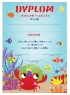 Opakowanie Dyplom A4 Ukończenia przedszkola Morski