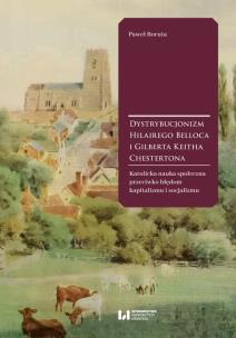 Okładka książki Dystrybucjonizm Hilairego Belloca i Gilberta Keitha Chestertona