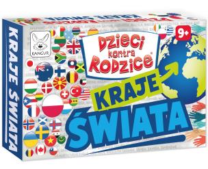 Dzieci kontra Rodzice. Kraje Świata. Wydawca: Kangur. Multiszop.pl Opakowanie Dzieci kontra Rodzice. Kraje Świata