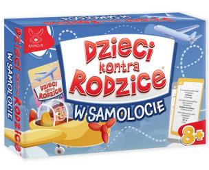 Dzieci kontra Rodzice. W Samolocie. Wydawca: Kangur. Multiszop.pl Opakowanie Dzieci kontra Rodzice. W Samolocie