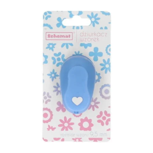 Opakowanie Dziurkacz ozdobny 9,5mm serce MIX