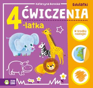 Okładka książki Edulatki. Ćwiczenia 4-latka