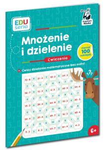 Okładka książki EDUseria. Mnożenie i dzielenie. Ćwiczenia. Kapitan Nauka