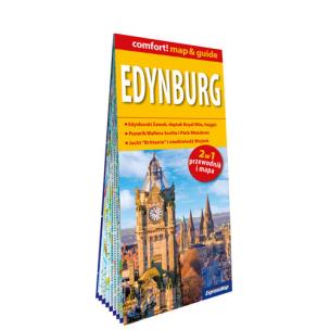 Okładka książki Edynburg laminowany map&guide 2w1 przewodnik i mapa