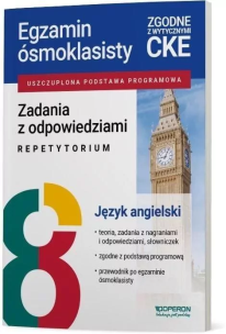 Okładka książki Egzamin ósmoklasisty SP 8 J. ang. Repetytorium
