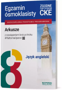 Okładka książki Egzamin ósmoklasisty SP 8 Język angielski Arkusze