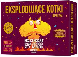 Eksplodujące Kotki: Imprezka (cicha wersja) REBEL. Wydawca: Rebel. Multiszop.pl Opakowanie Eksplodujące Kotki: Imprezka (cicha wersja) REBEL