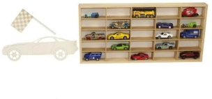 Ekspozytor na autka 25 przegródek. Wydawca: 3toysm. Multiszop.pl Opakowanie Ekspozytor na autka 25 przegródek