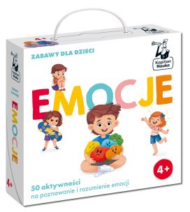 Okładka książki Emocje. Zabawy dla dzieci. Kapitan Nauka
