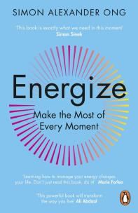 Energize wer. angielska. Autor: Simon Alexander Ong. Multiszop.pl Okładka książki Energize wer. angielska