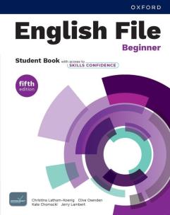 Okładka książki English File 5E Beginner SB with access to Skills Confidence