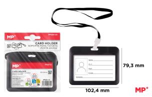 Opakowanie Etui na identyfikator czarne