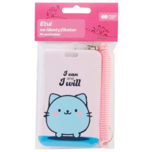 Opakowanie Etui na identyfikator wysuwane Cats HAPPY COLOR