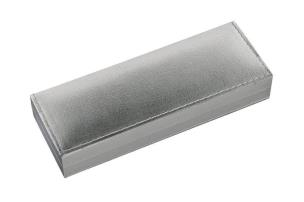 Opakowanie Etui z flokowaną wyściółką srebrne
