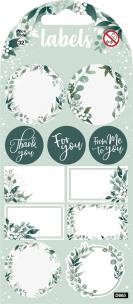 Opakowanie Etykiety samoprzylepne - Eucalyptus Labels