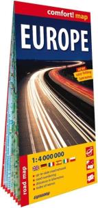 Okładka książki Europa (Europe) laminowana mapa samochodowa...