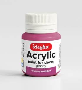 Opakowanie Farba akrylowa Ciemny róż 20ml