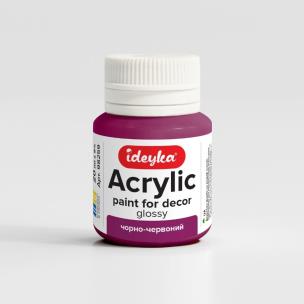 Opakowanie Farba akrylowa Czerń i czerwień 20ml