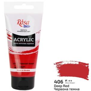 Opakowanie Farba akrylowa dark red 406 75ml