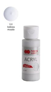 Opakowanie Farba akrylowa Matt biały lodowy 60ml HAPPY COLOR