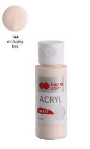 Opakowanie Farba akrylowa Matt delikatny beż 60ml HAPPY COLOR